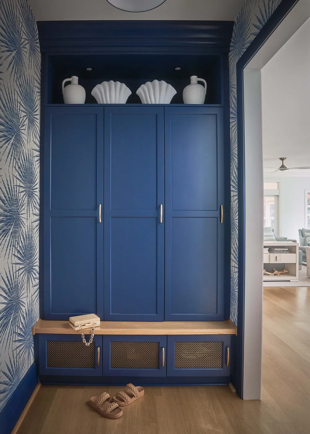 Coastal Navy Colored Foyer in Fort Mill SC