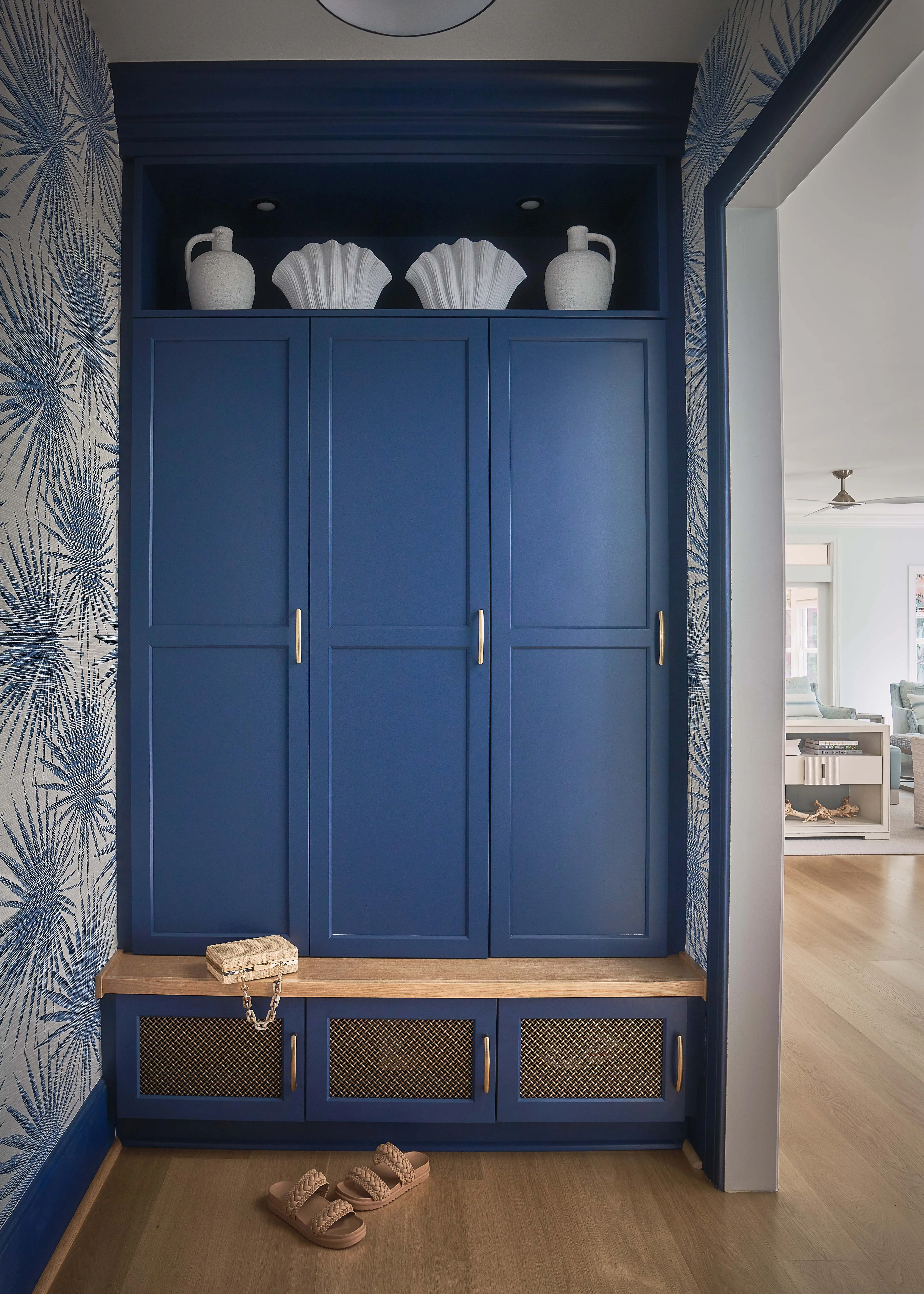 Coastal Navy Colored Foyer in Fort Mill SC