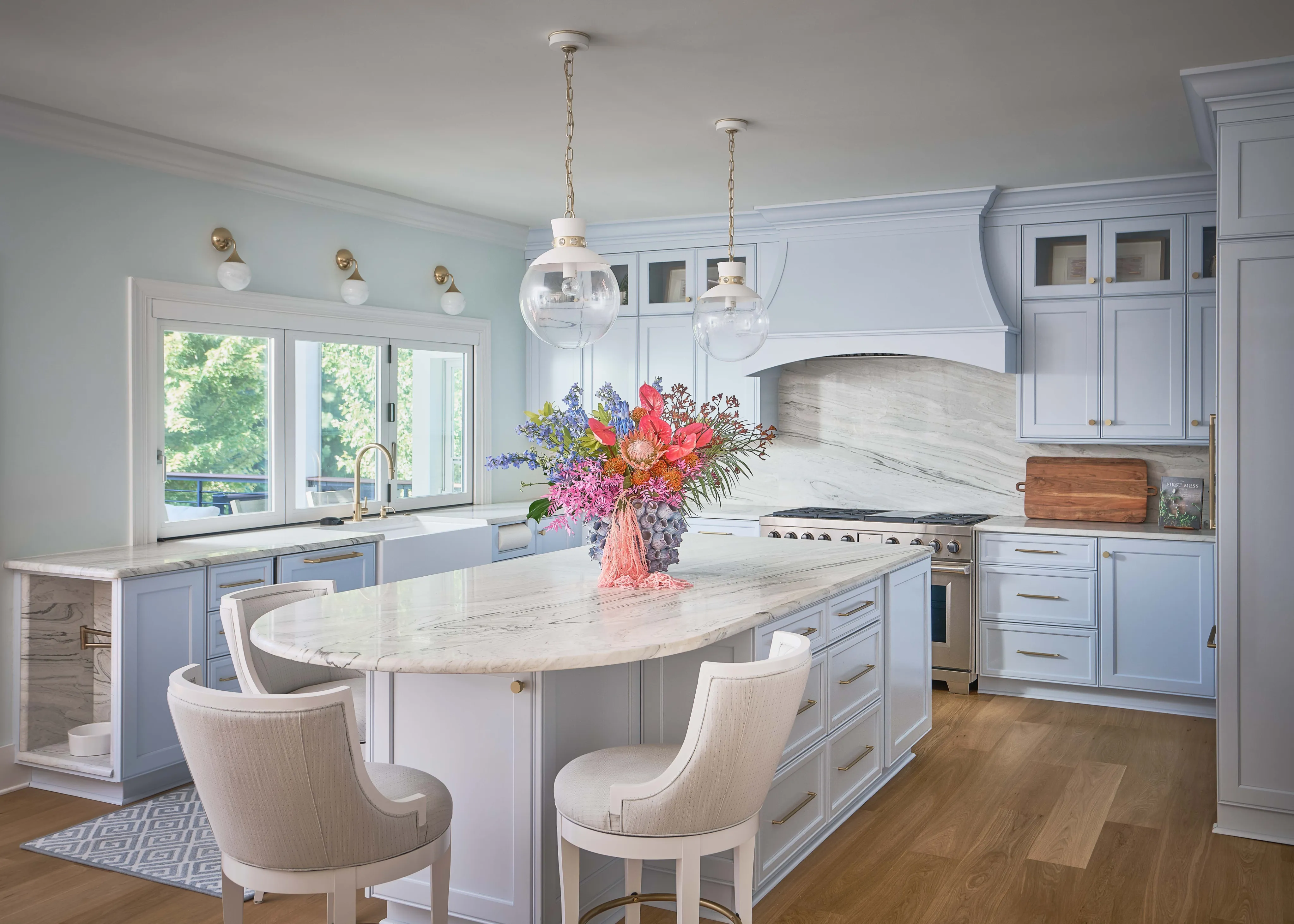 Colorful Coastal Kitchen