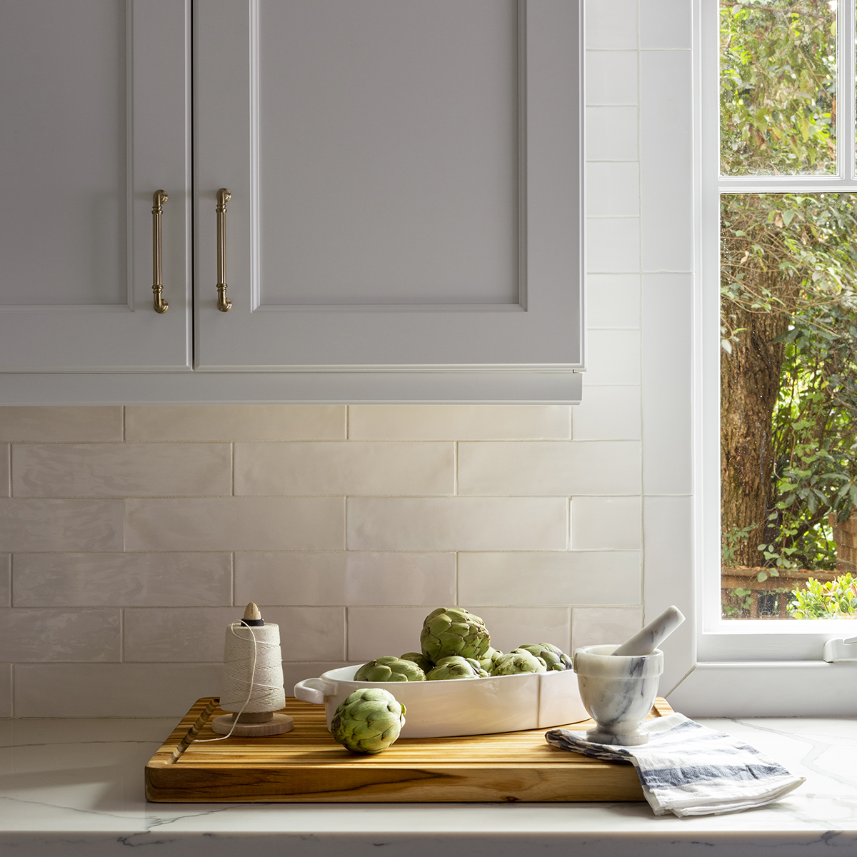 Kitchen countertop with fruit